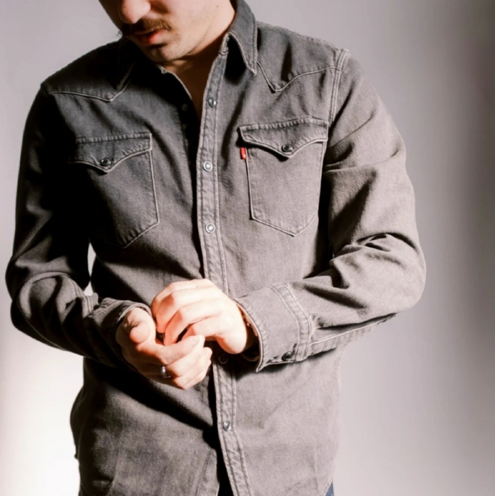 Levi's Premium Barstow Western Shirt - Standard Black Washed